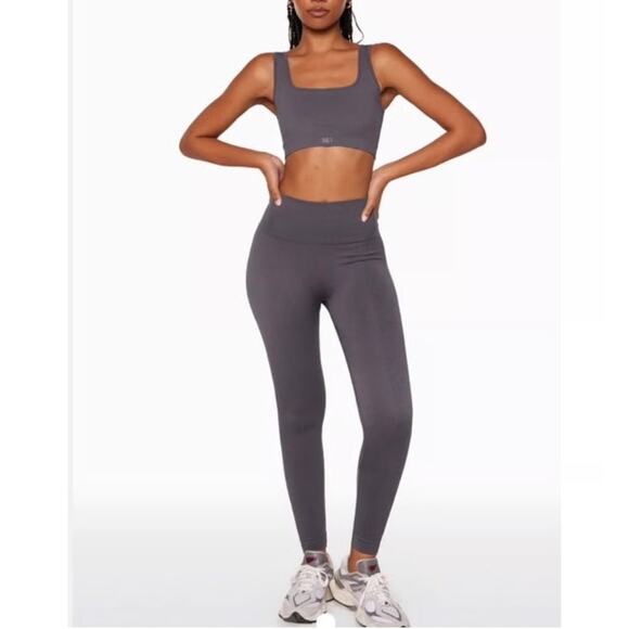 SET Active Pebble Grey Sculptflex High Rise Seamless Leggings Size Small - Picture 1 of 5